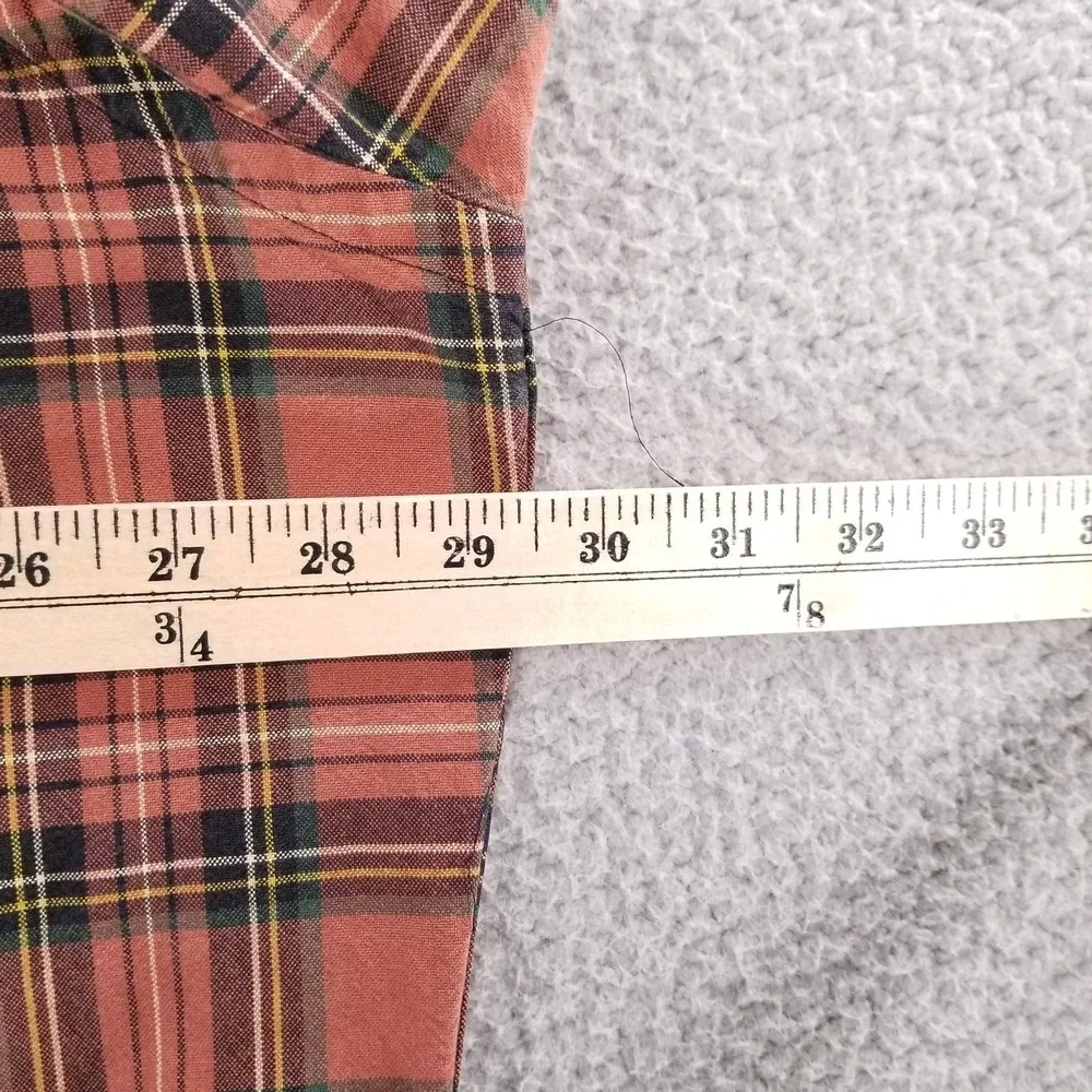 Polo Ralph Lauren Shirt Mens 2XLT Brown Plaid Button Down Casual Dress Oxford